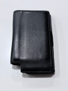 Ekster Leather Parliament Card Wallet Slim in Fortuna Black Smart Cash Cards